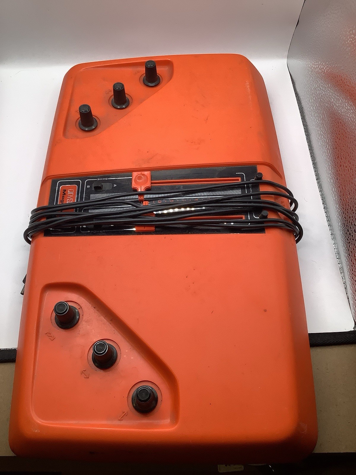 Vtg 1975 Odyssey 100 Orange Magnavox Video Game Console UNTESTED *For Parts*