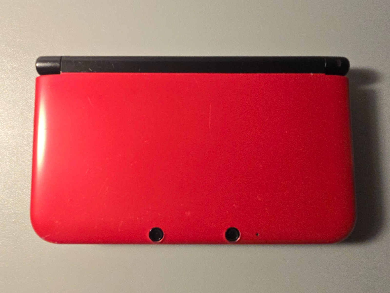 Nintendo 3DS XL Red Console Tested Working + Charger + 128GB SD Card