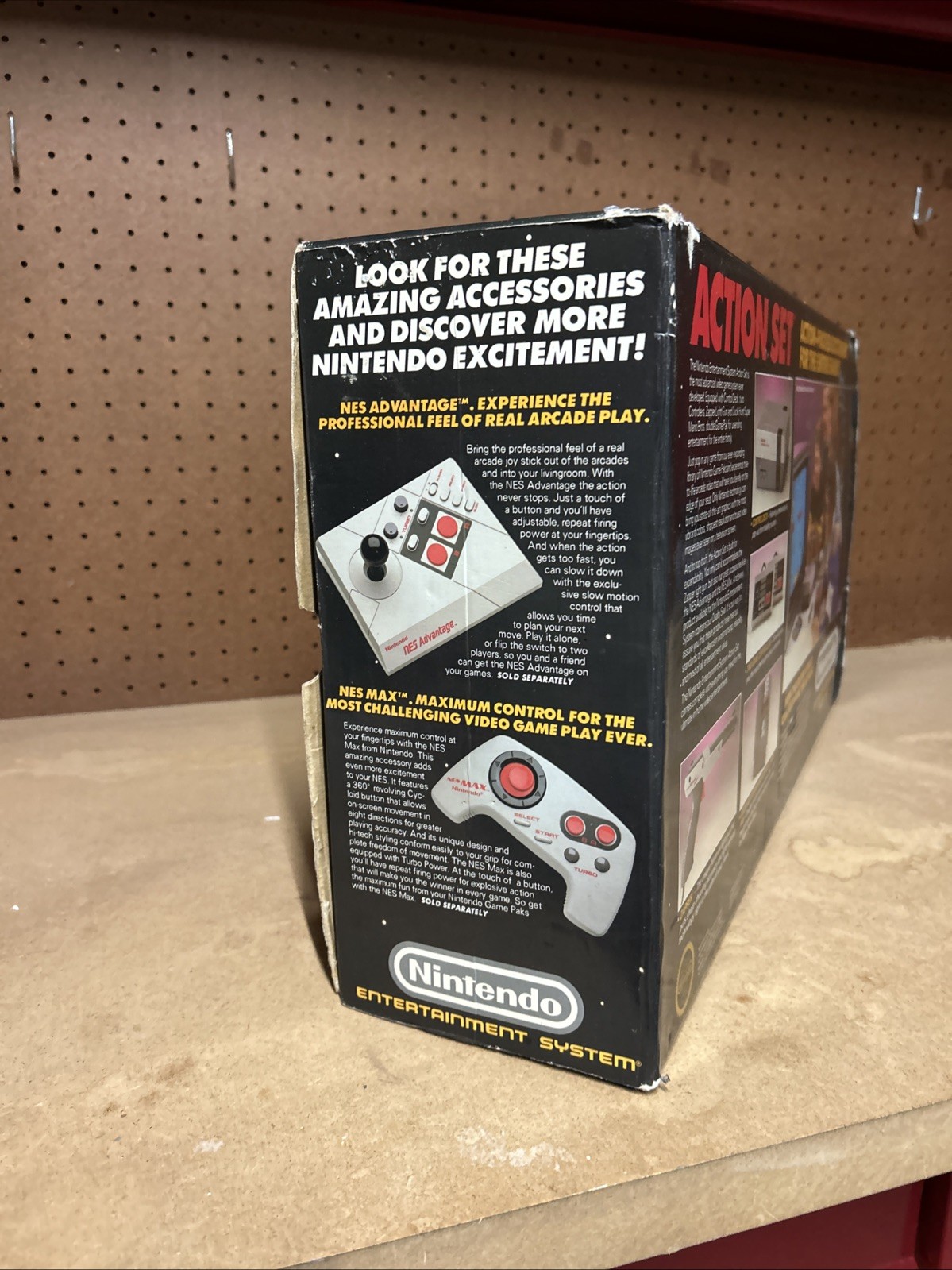 RARE Nintendo NES Action Set ConsoleNES-001 CIB With Boxed Punch Out!