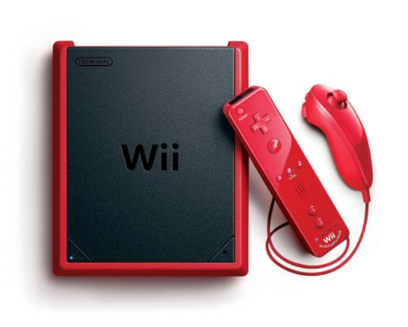 Red Wii Mini Console Very Good 9Z
