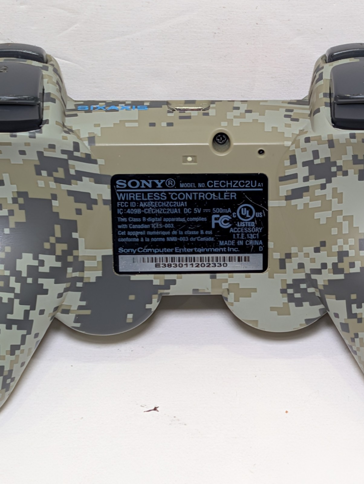SONY PlayStation 3 PS3 Controller DualShock 3 Sixaxis CECHZC2U Wireless CAMO