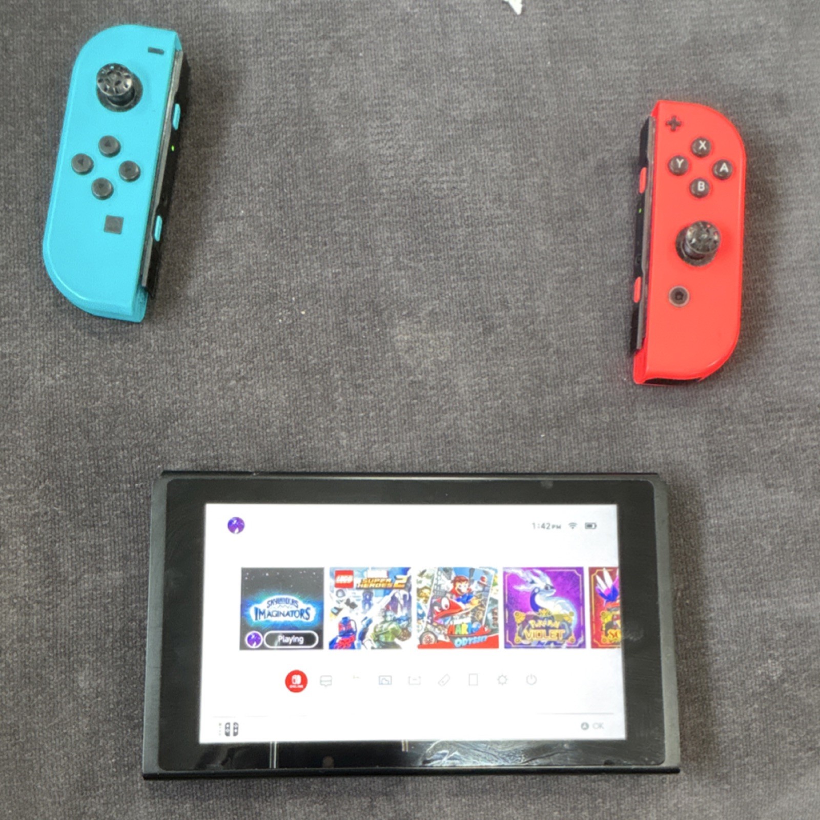 Nintendo Switch HAC-001 Handheld Console Black Red Blue Joy-Con Controllers