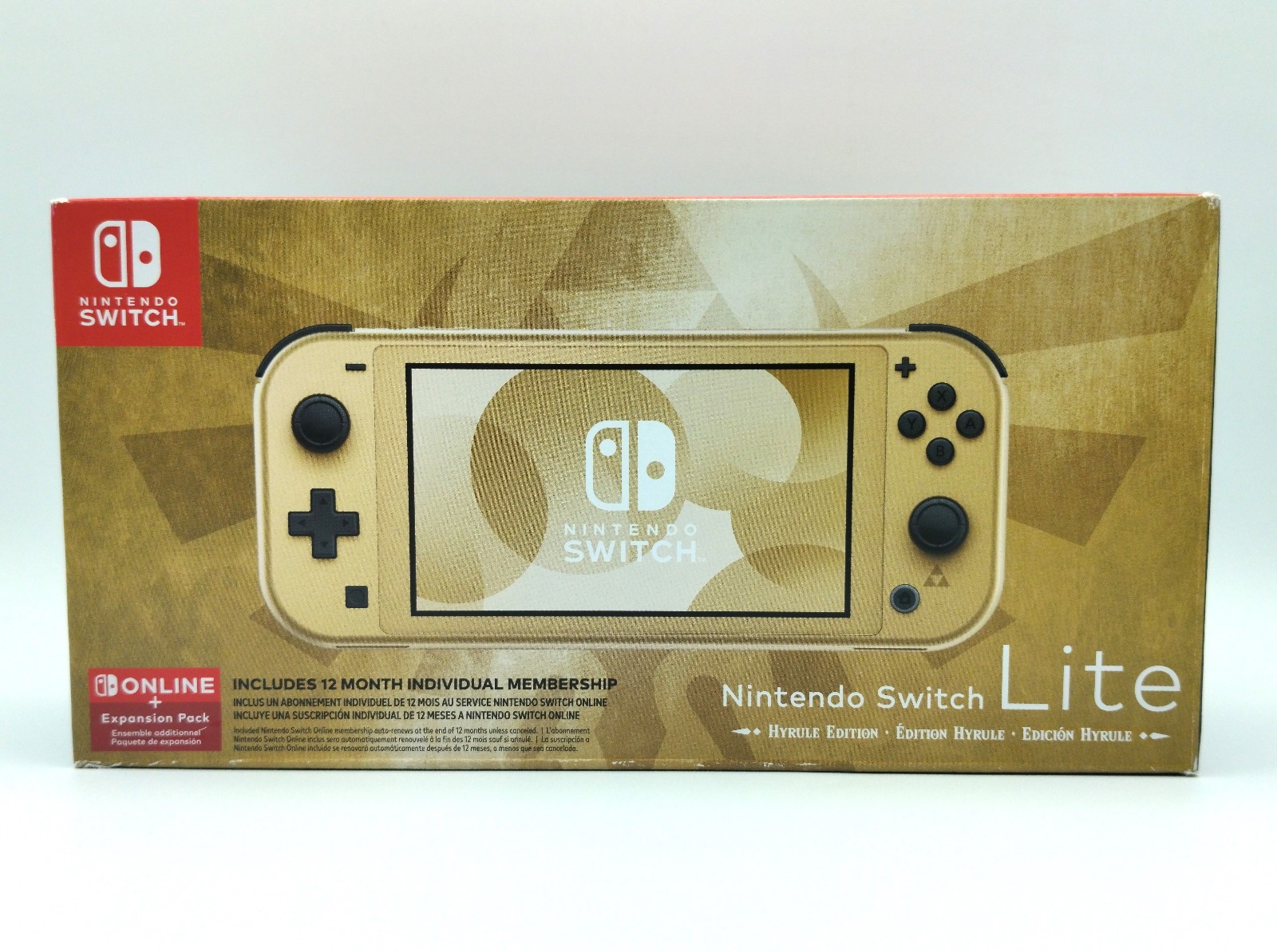 Nintendo Switch Lite Hyrule Edition Zelda Gold