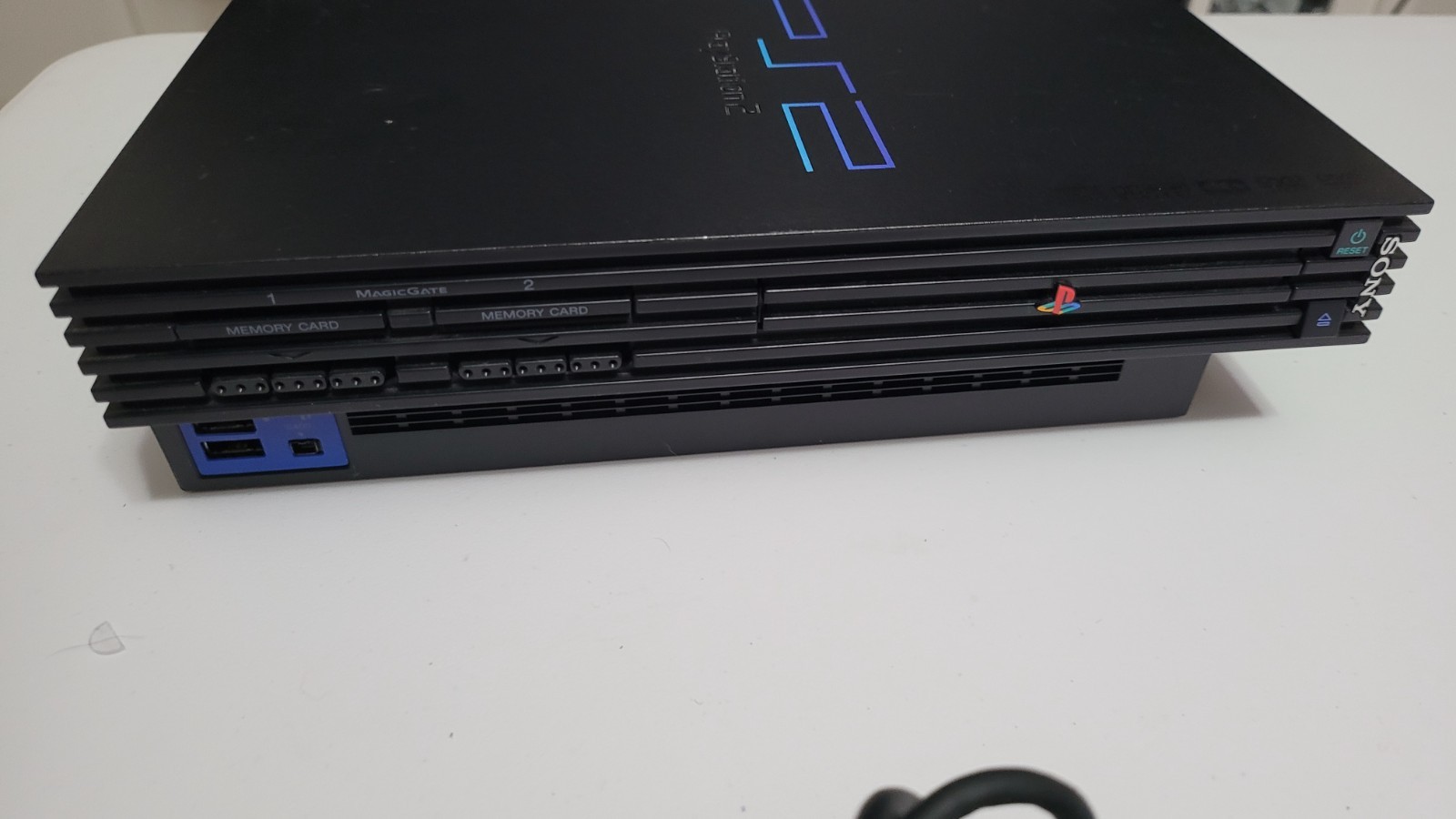 Fat Sony Playstation 2 SCPH-3001 Bundle. Cables, 2 controllers,17 games,mem card