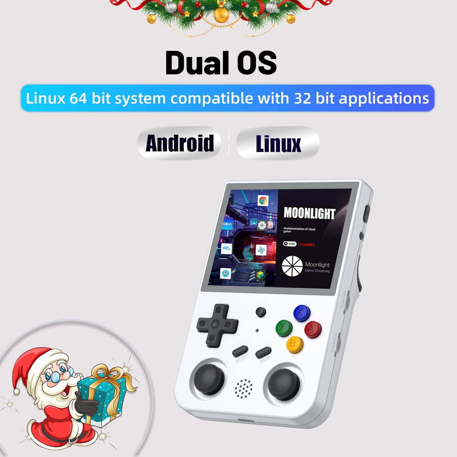 Linux Handheld Gaming Console WiFi Bluetooth 4452