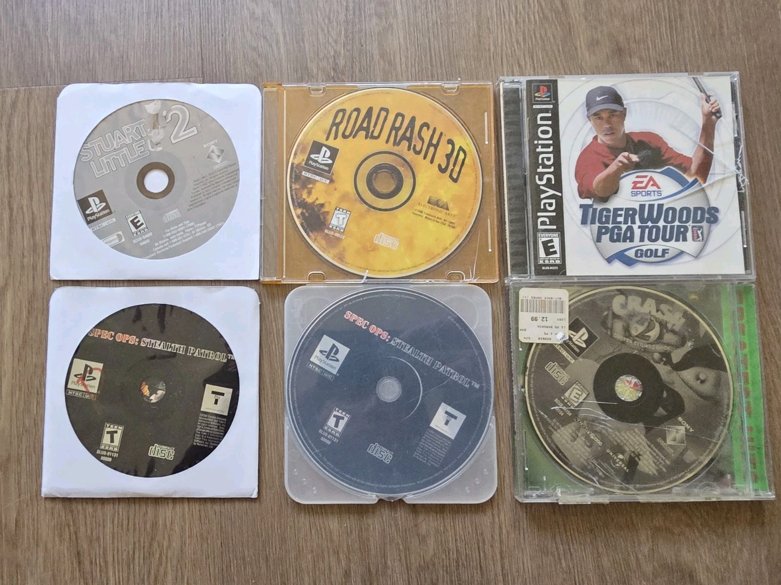 Sony Playstation 1 w/ 2 DualShock Controllers & 7 Games