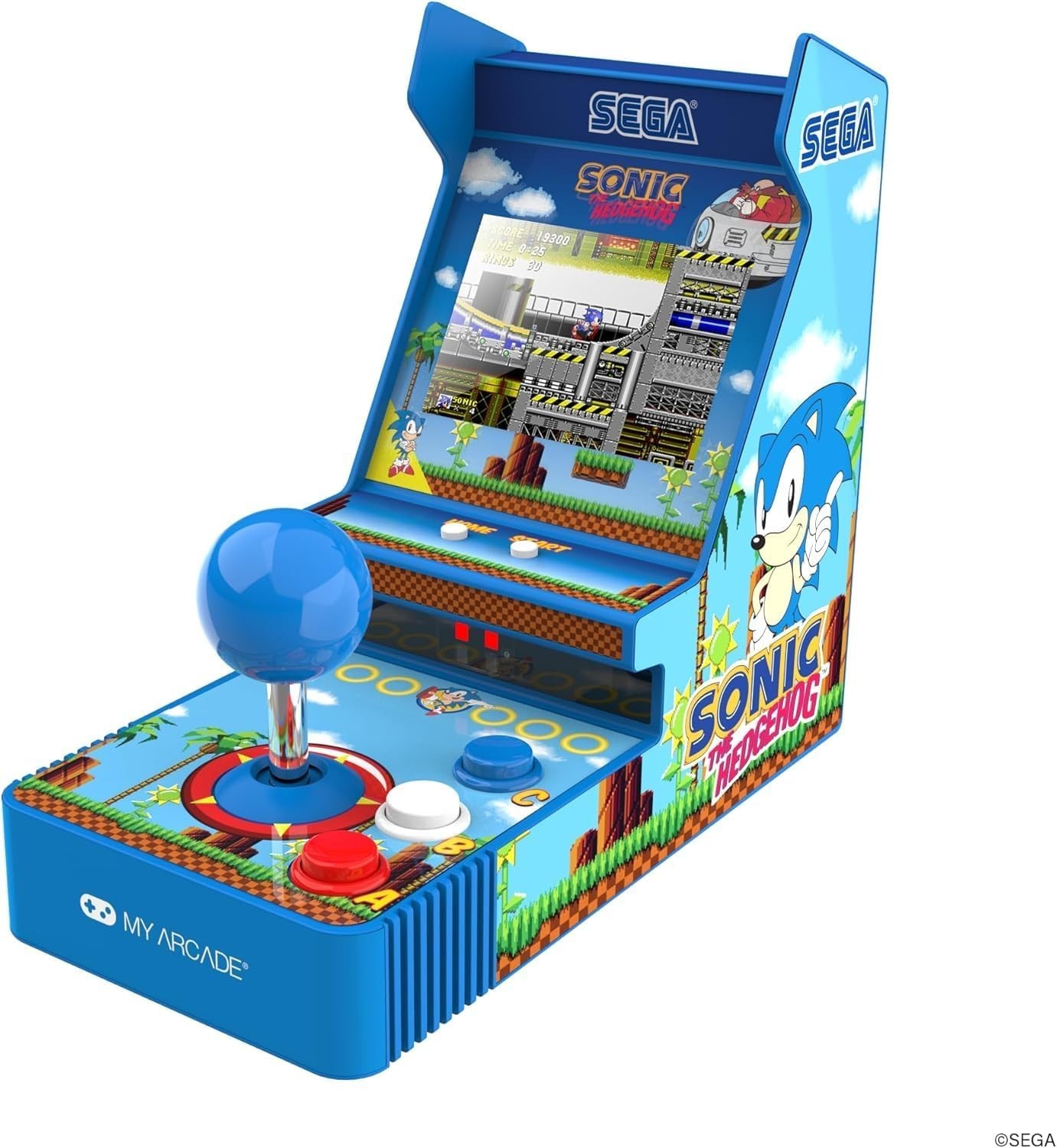 My Arcade- Sonic The Hedgehog Retro Game Console, 2 Games in 1, 3.5″ Display-NEW
