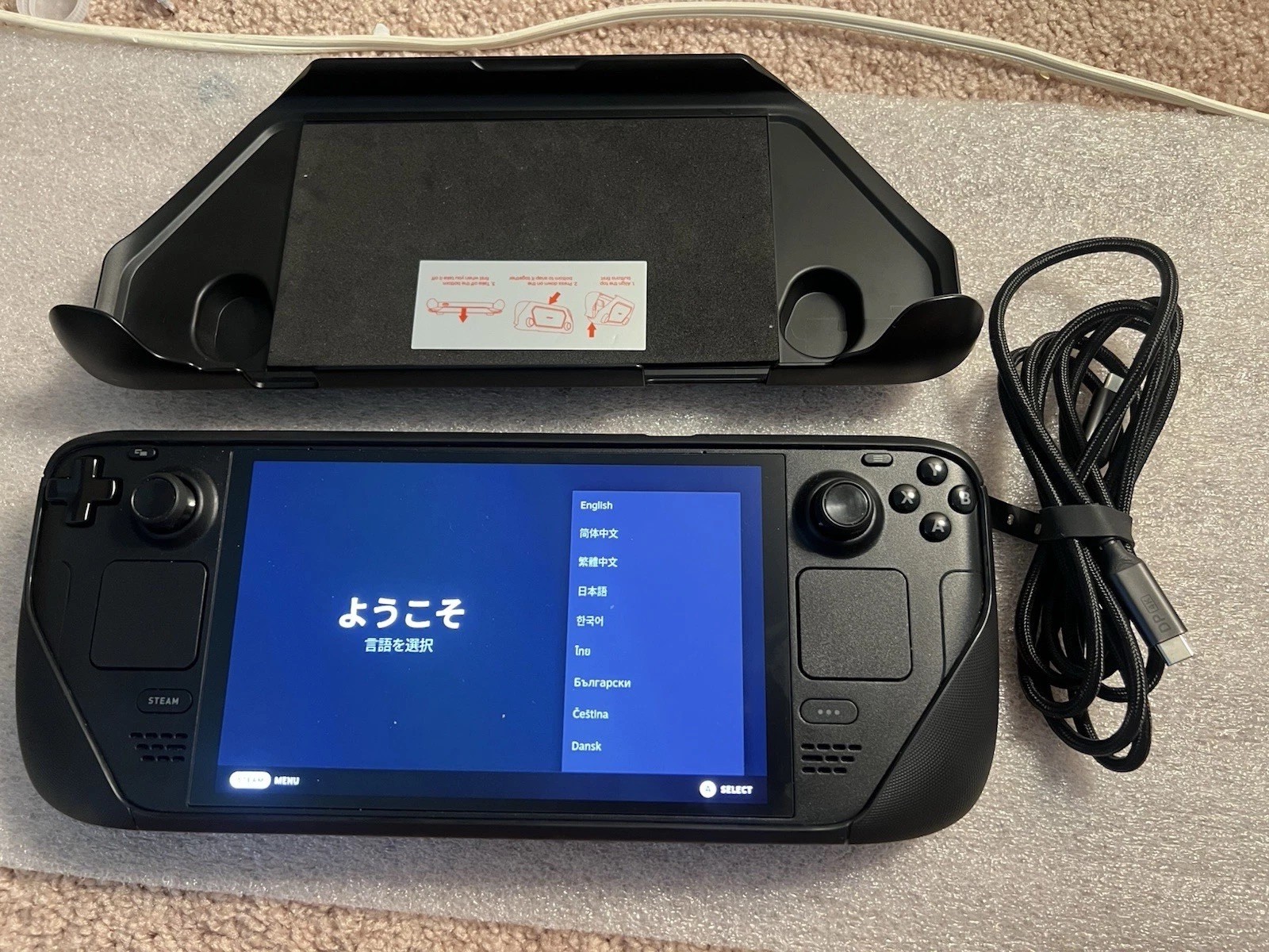 Valve Steam Deck OLED 512GB Black Handheld Console
