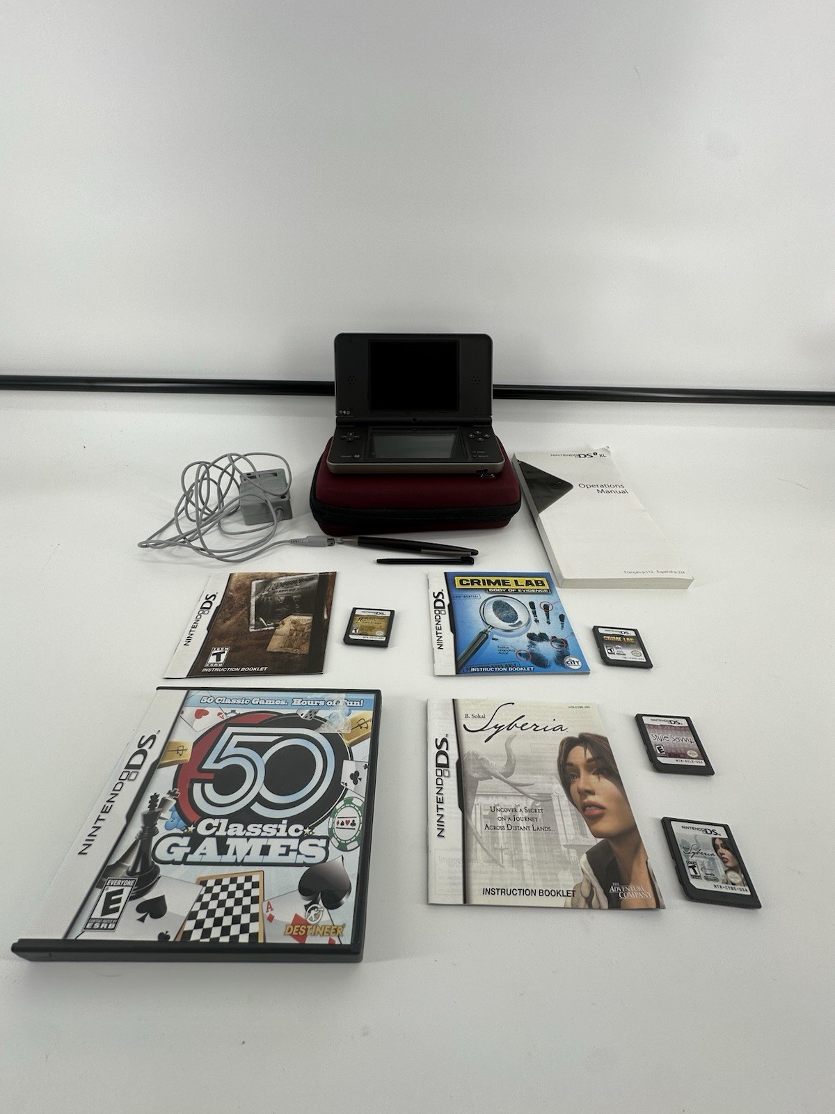 Nintendo DSi XL Bronze Handheld Console System UTL-001 Tested