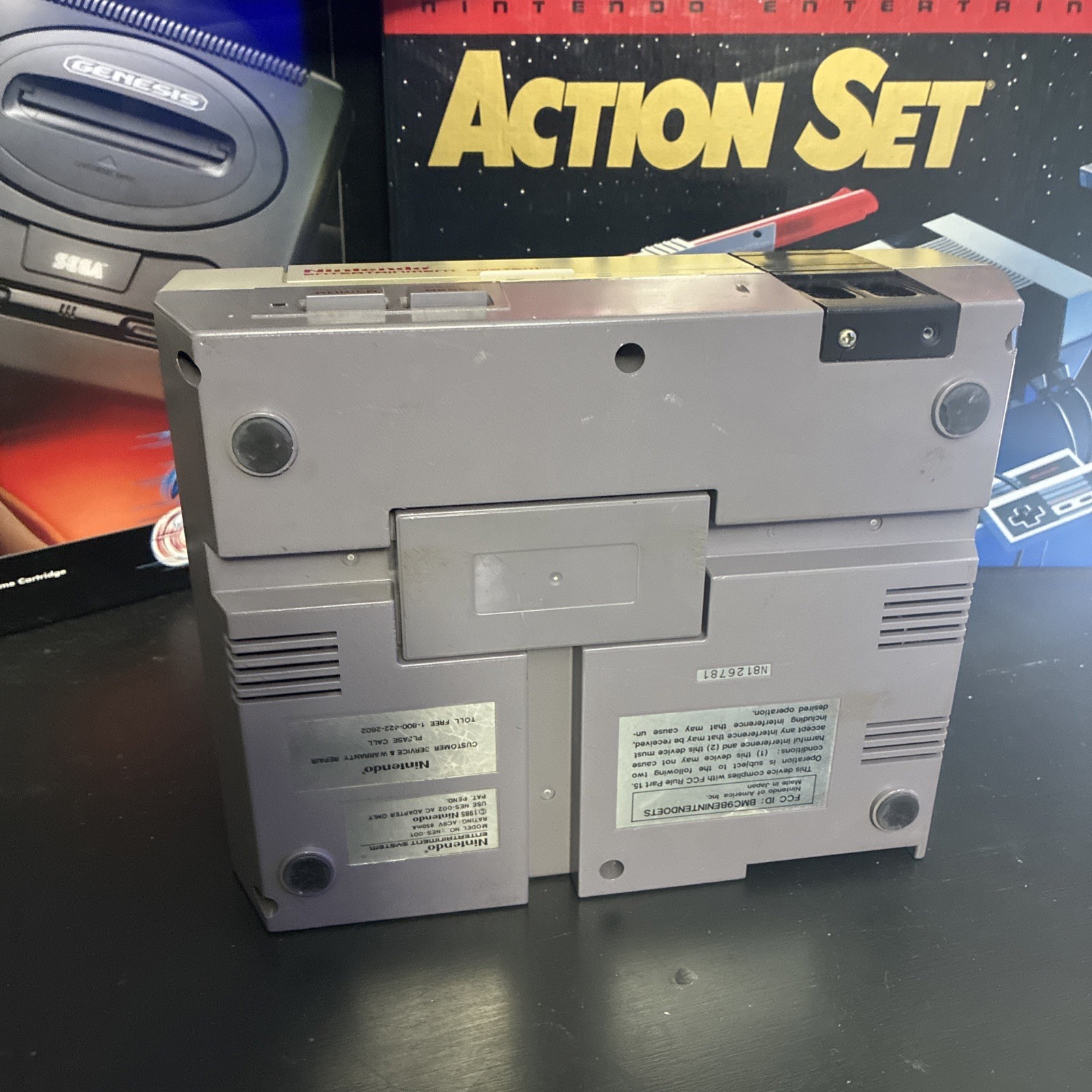 Nintendo Entertainment System NES Console Gaming System Only NES-001 Gray READ