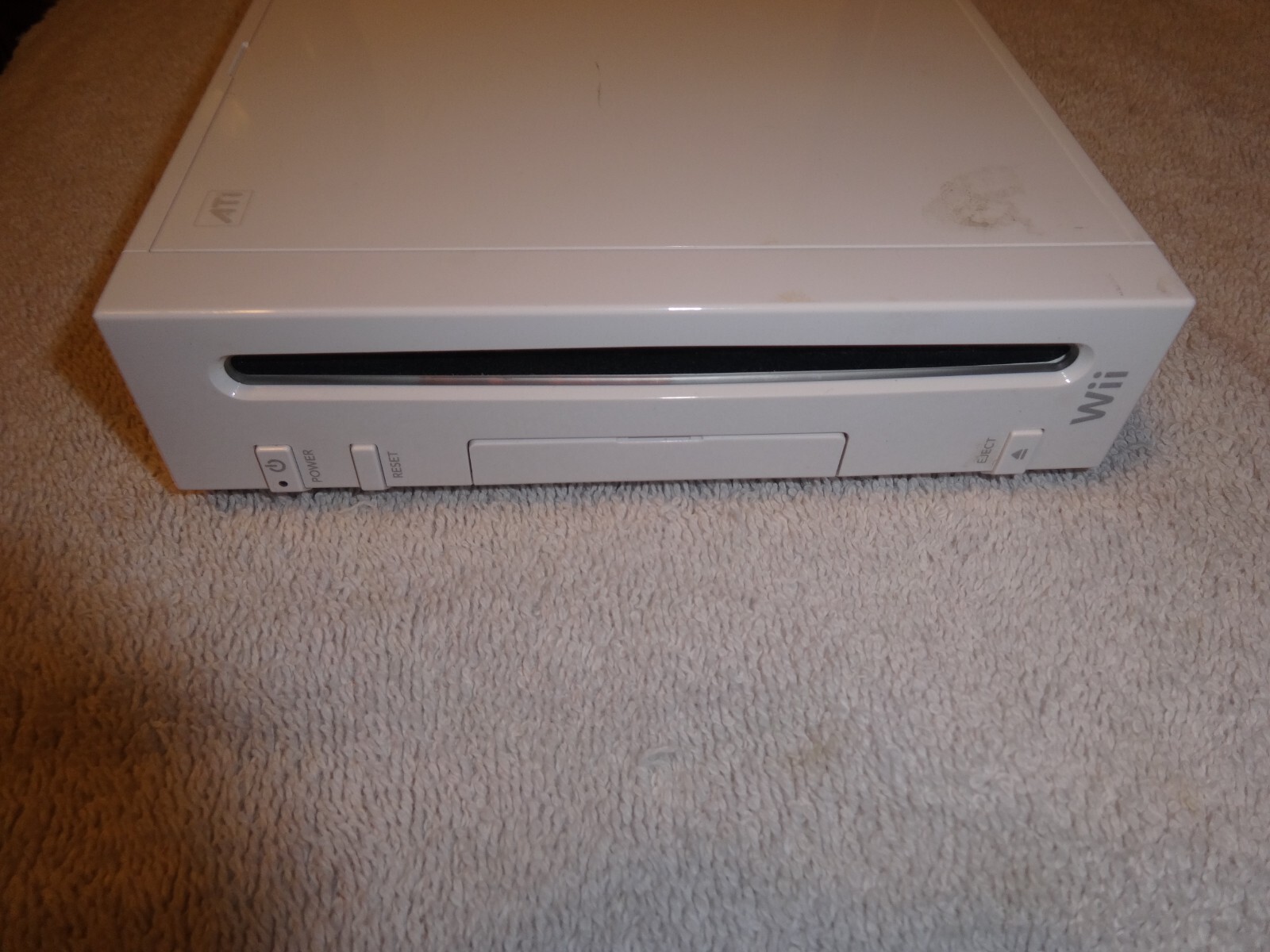 Nintendo Wii White Console Tested Working SYSTEM Cables Charger ADULT OWNED -W 4
