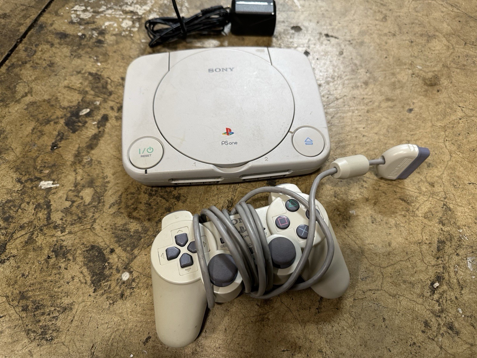 Sony Playstation PS one PS1 Slim SCPH-101 Console & Controller Only