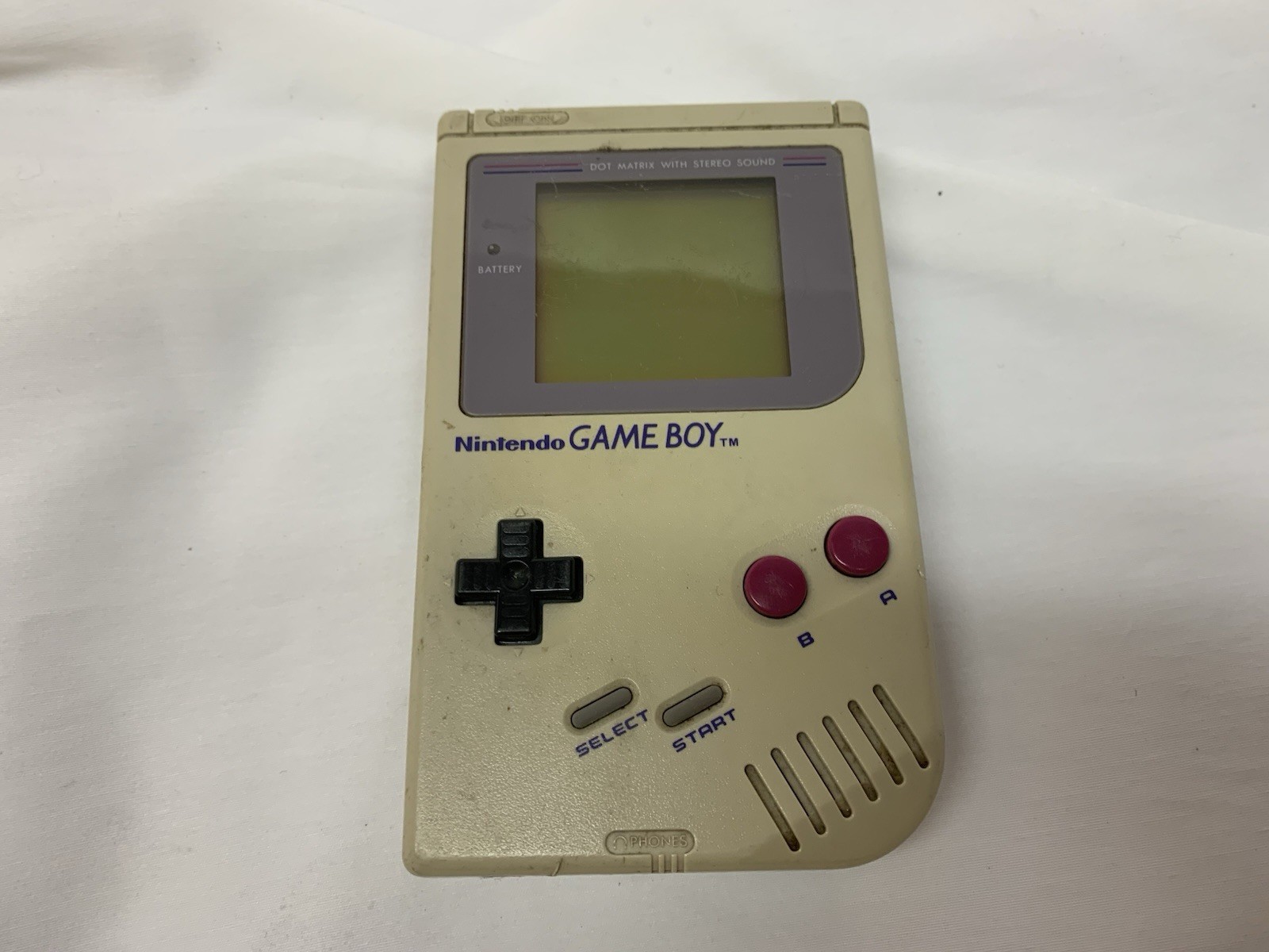Nintendo Game Boy DMG-01 Gray Handheld Console NTSC-J 1989 Battery Powered