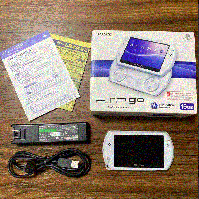 SONY PSP GO PlayStation portableGo Piano White PSP-N1000 PW Box Set