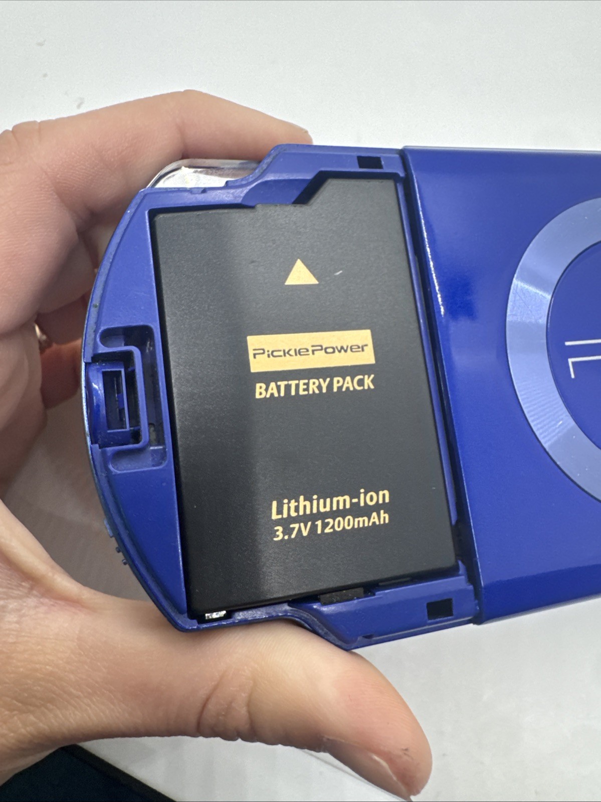 Sony PSP 2001 Metallic Blue Handheld System – Tested and Works With Charger