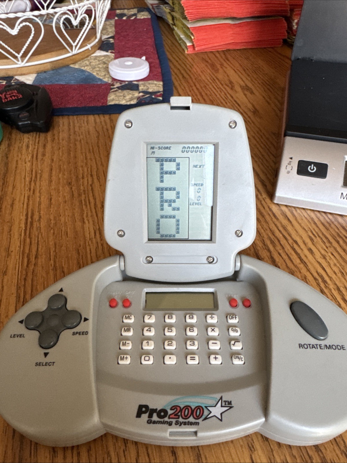 VTG Game Pro-Tech Pro 200 Gaming System Tested Working 1998 Hand Held Toy