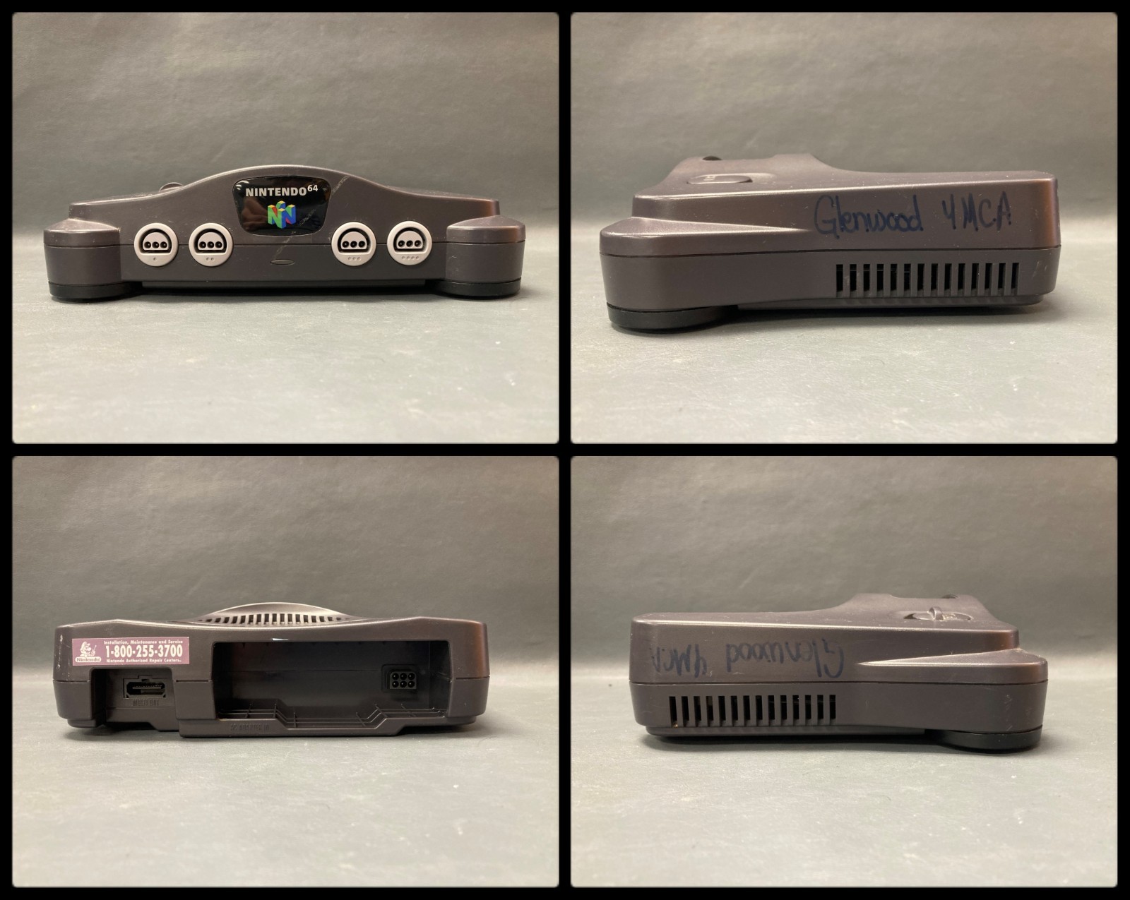 Nintendo 64 NUS-001 Console w/ Controller, Power, AV (WORKS/COSMETIC WEAR)