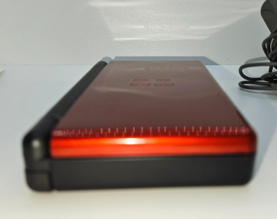 Nintendo DS Lite Handheld Console Red Crimson & Black w/ Charger
