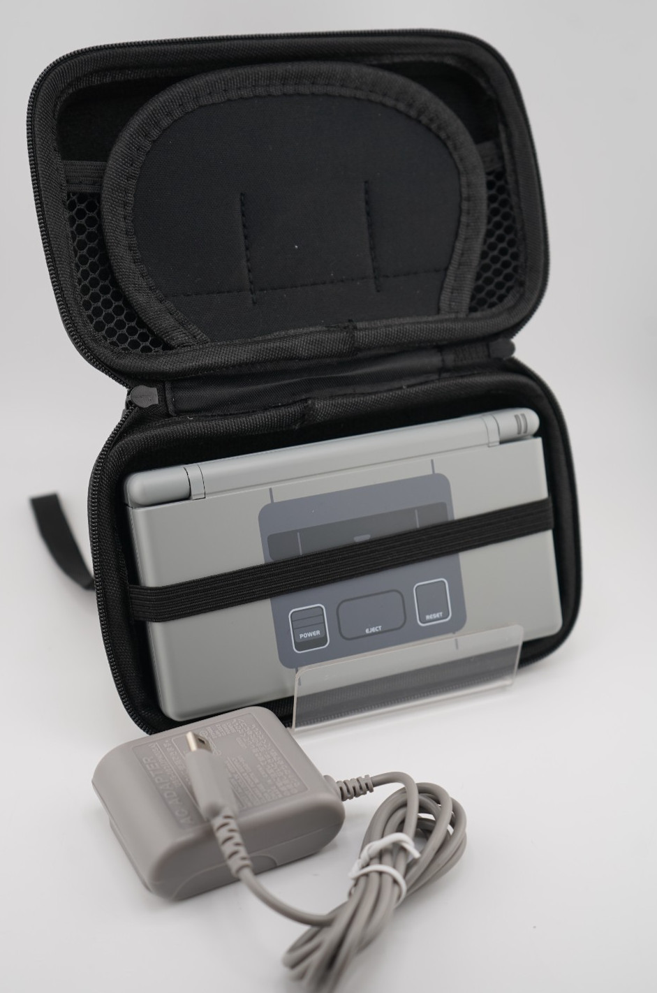 Nintendo DS Lite Nintendo Super Famicom SFC SNES Gray Handheld System w/ Extras