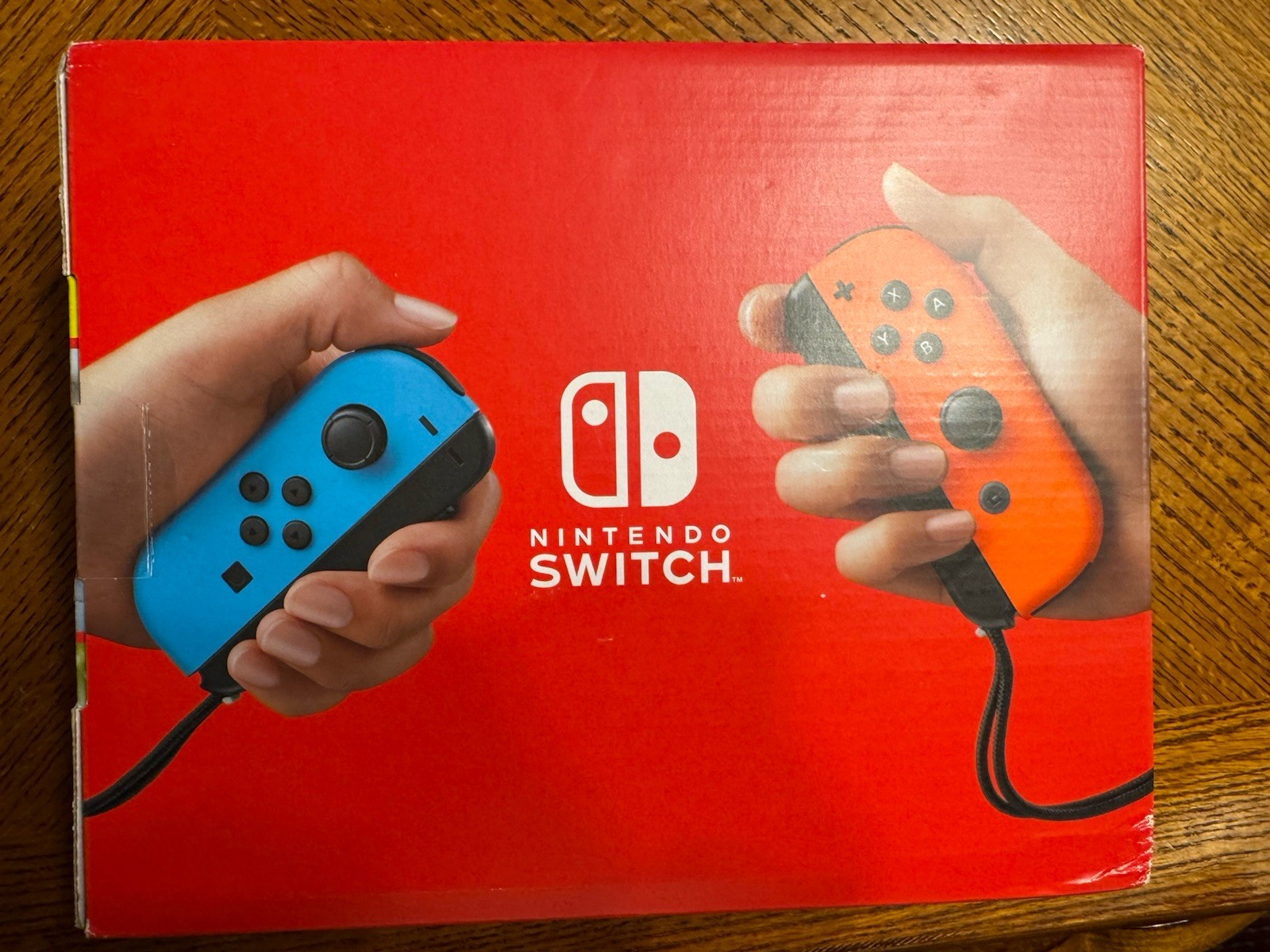 Nintendo Switch 32GB Gray Console with Neon Red & Neon Blue Joy-Con Factory Seal