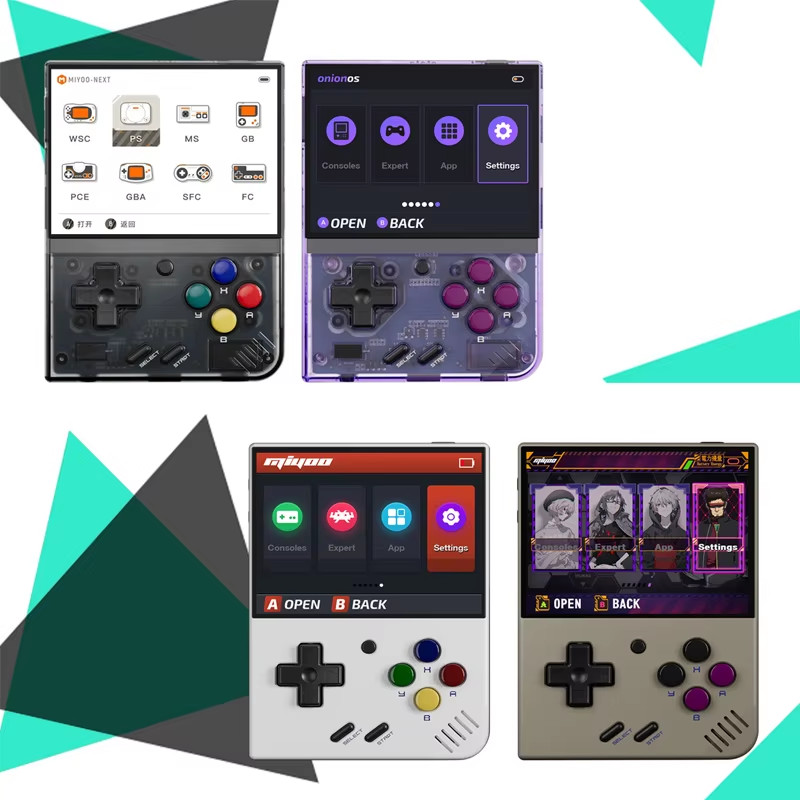 Mini plus Portable Retro Handheld Game Console 3.5-Inch IPS HD Screen Children’S