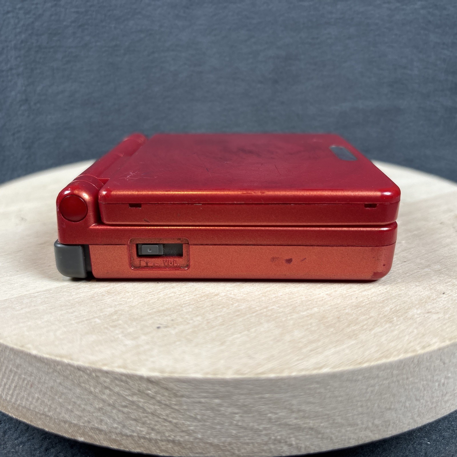 Nintendo Game Boy Advance SP Console AGS-001 Flame Red – New Battery & Charger