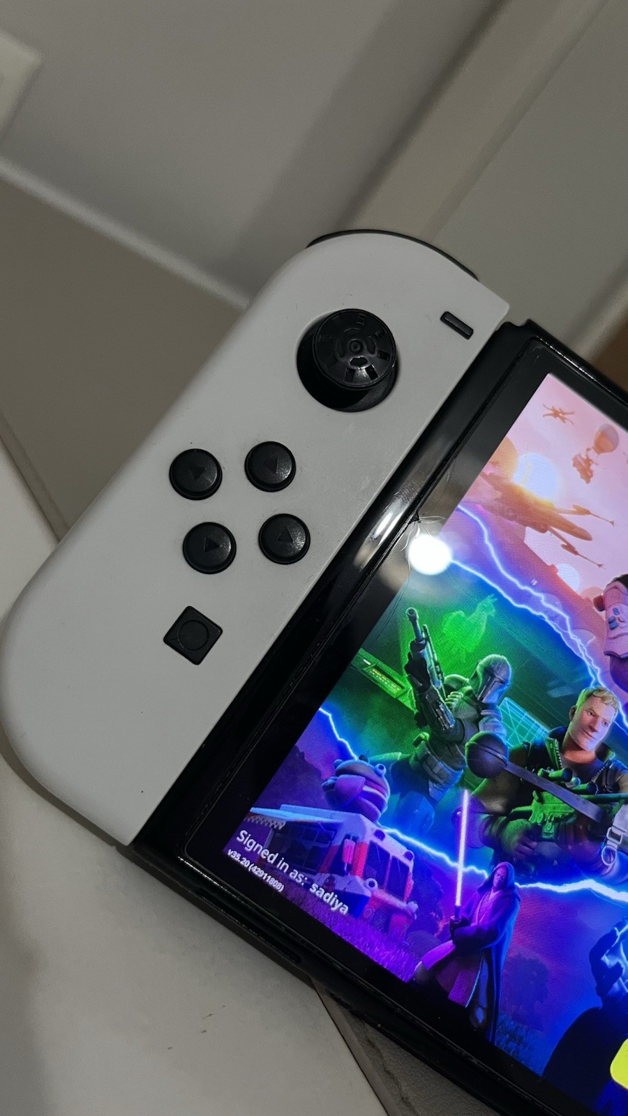 Nintendo Switch OLED White Handheld Dockable Console