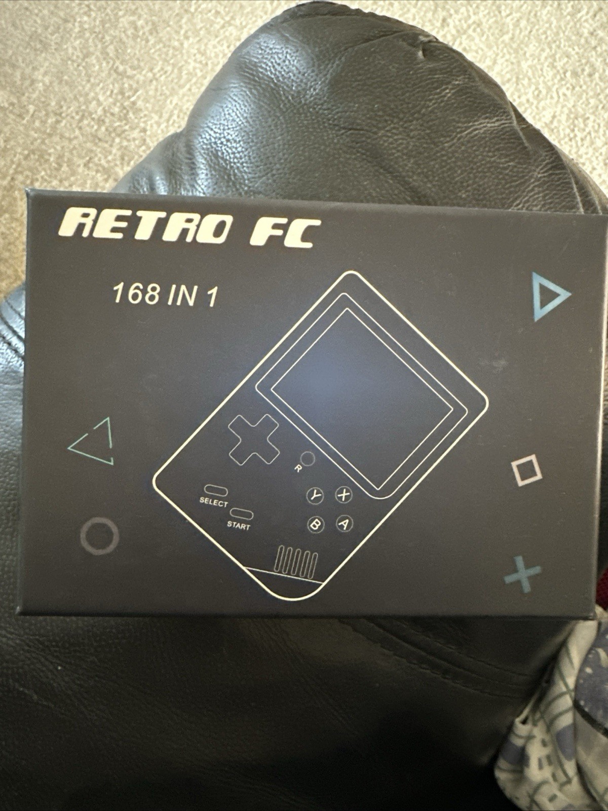 Retro FC 168 in 1 Handheld Game Console Clear Transparent NEW