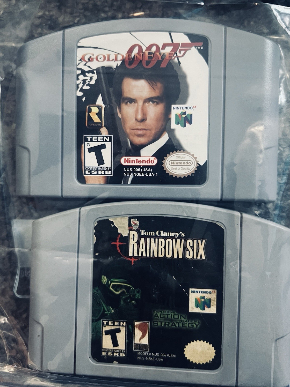 Nintendo 64 N64 Bundle Including Notable GOLD EYE 007 Game. Everything Tested