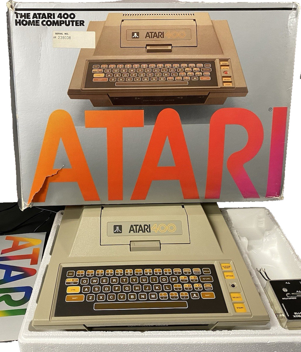 Atari 400 Computer System Console in Original Box 100% Complete, Tested Working!