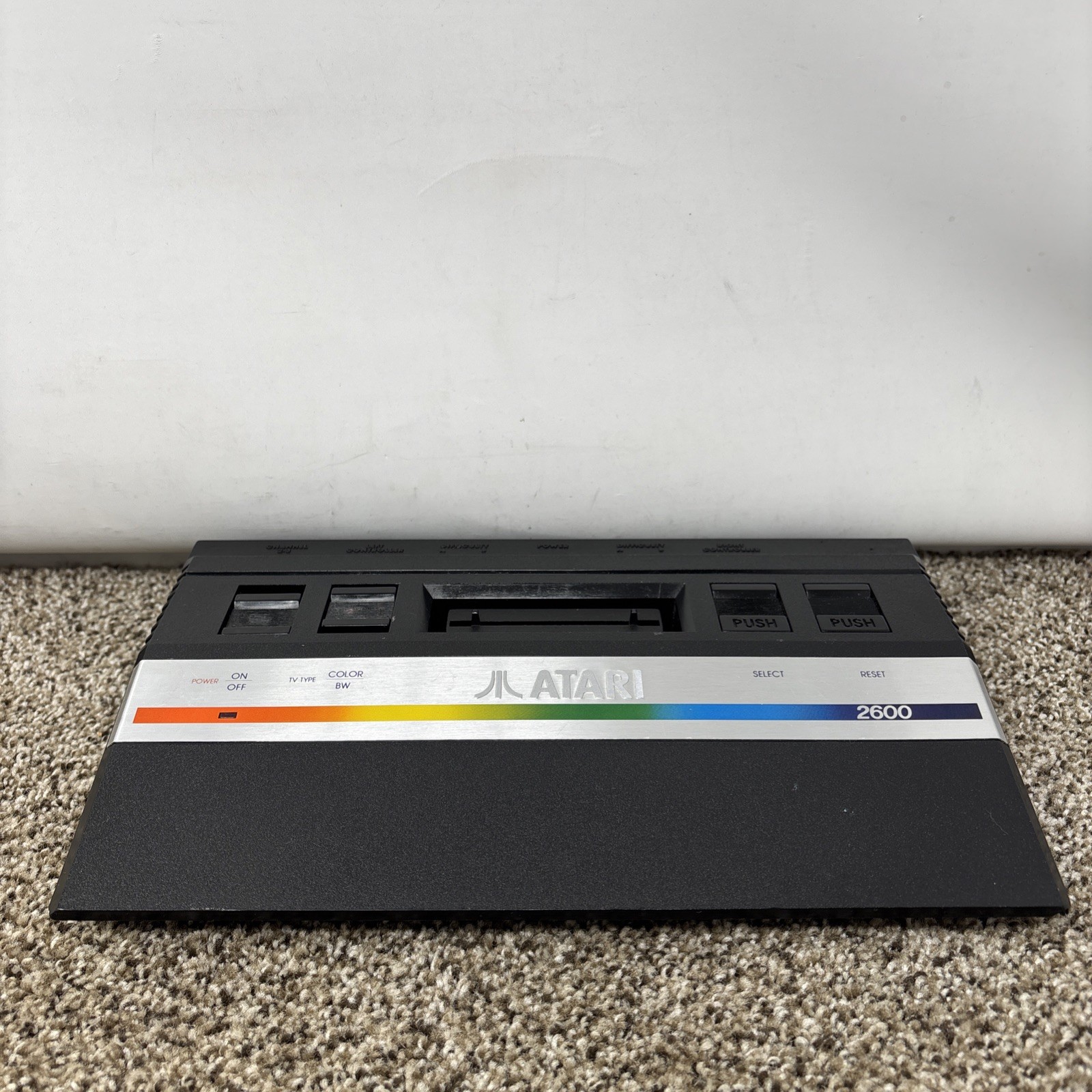 Atari 2600 Junior Jr Console System Bundle 20 Games Joystick Paddles Tested