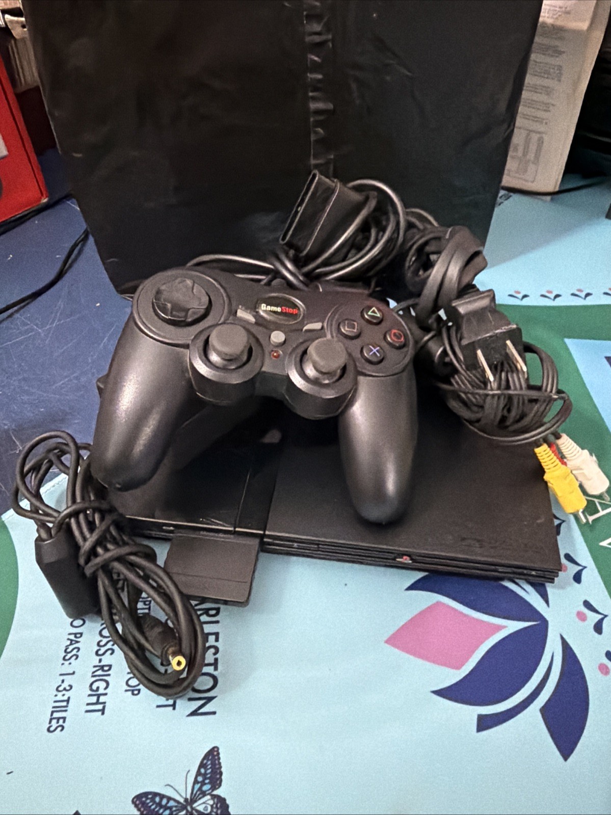 Sony PlayStation 2 Slim SCPH-70012 Black Console NTSC-U/C w/ Controller, 8MB