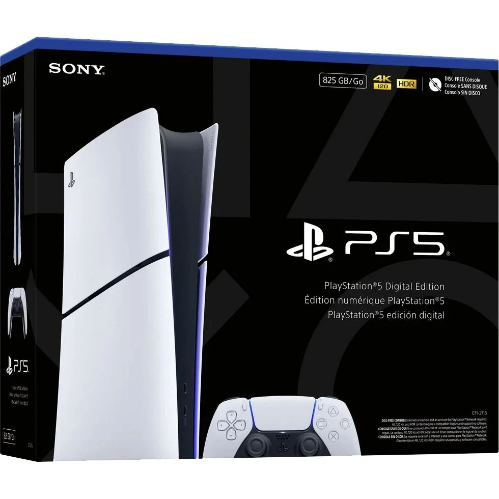 Sony PlayStation 5 PS5 Digital Edition 825GB White Console – Brand New, Sealed