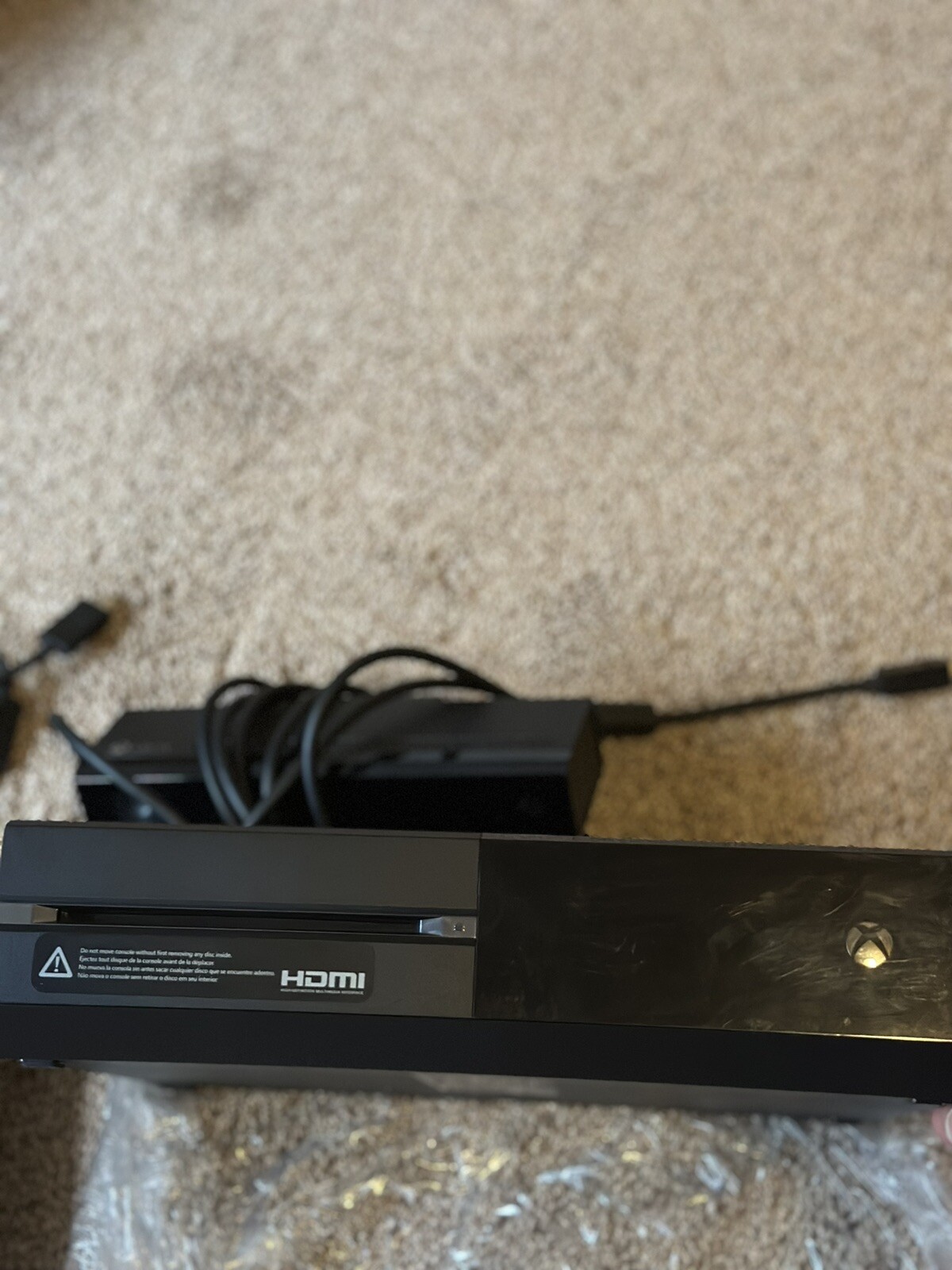 Microsoft Xbox One with Kinect 500GB Black Console Includes Controller