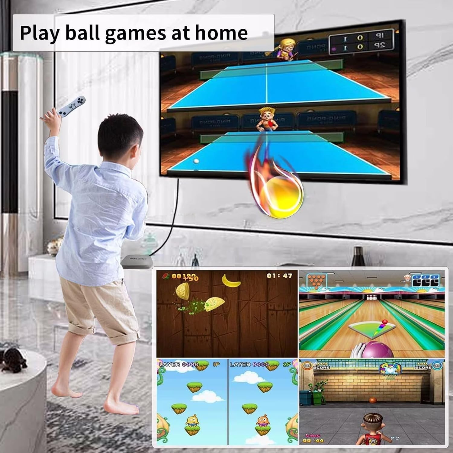 TV Game Console Built in 100+ Games Wireless Video Game Machine Kids Adults