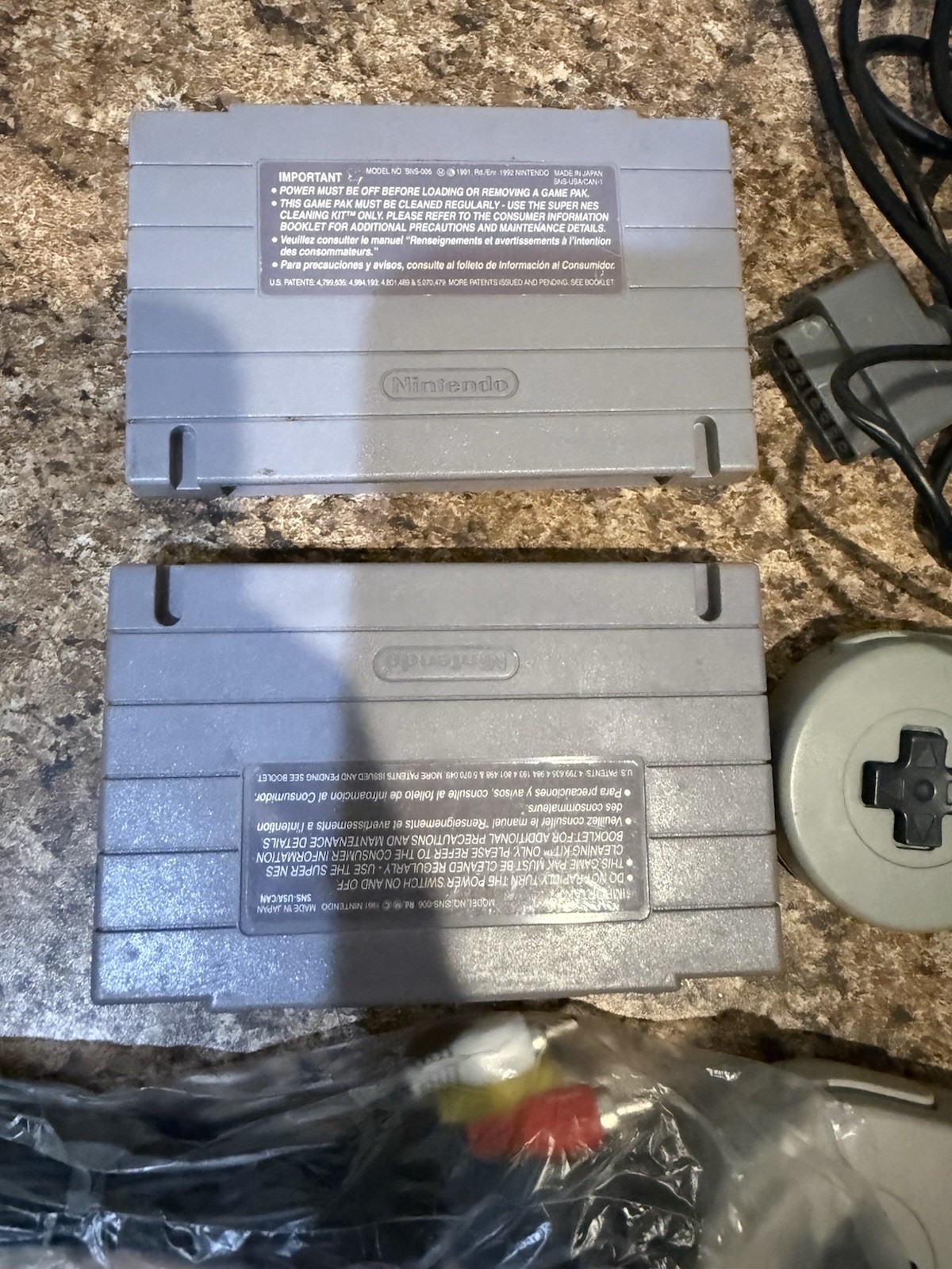 Super Nintendo SNES + Original Control + 3 original Games