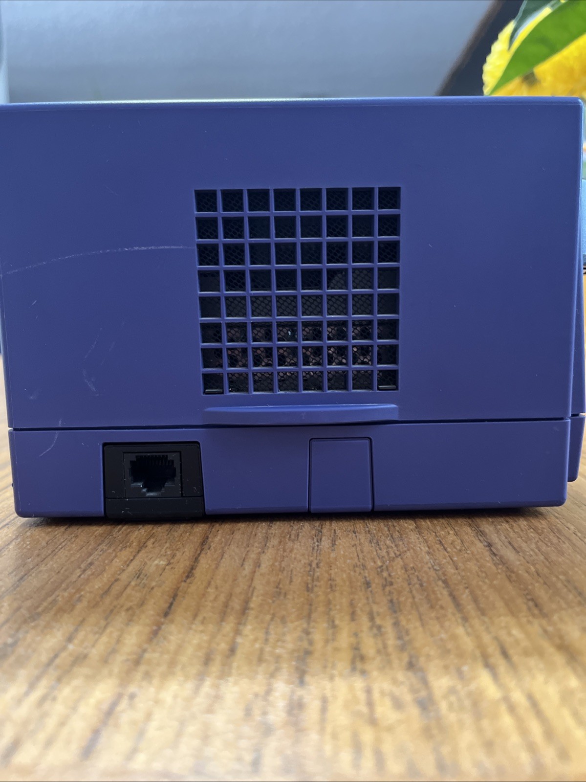 Nintendo GameCube – Indigo DOL-001(USA) with Nintendo Broadband Adapter