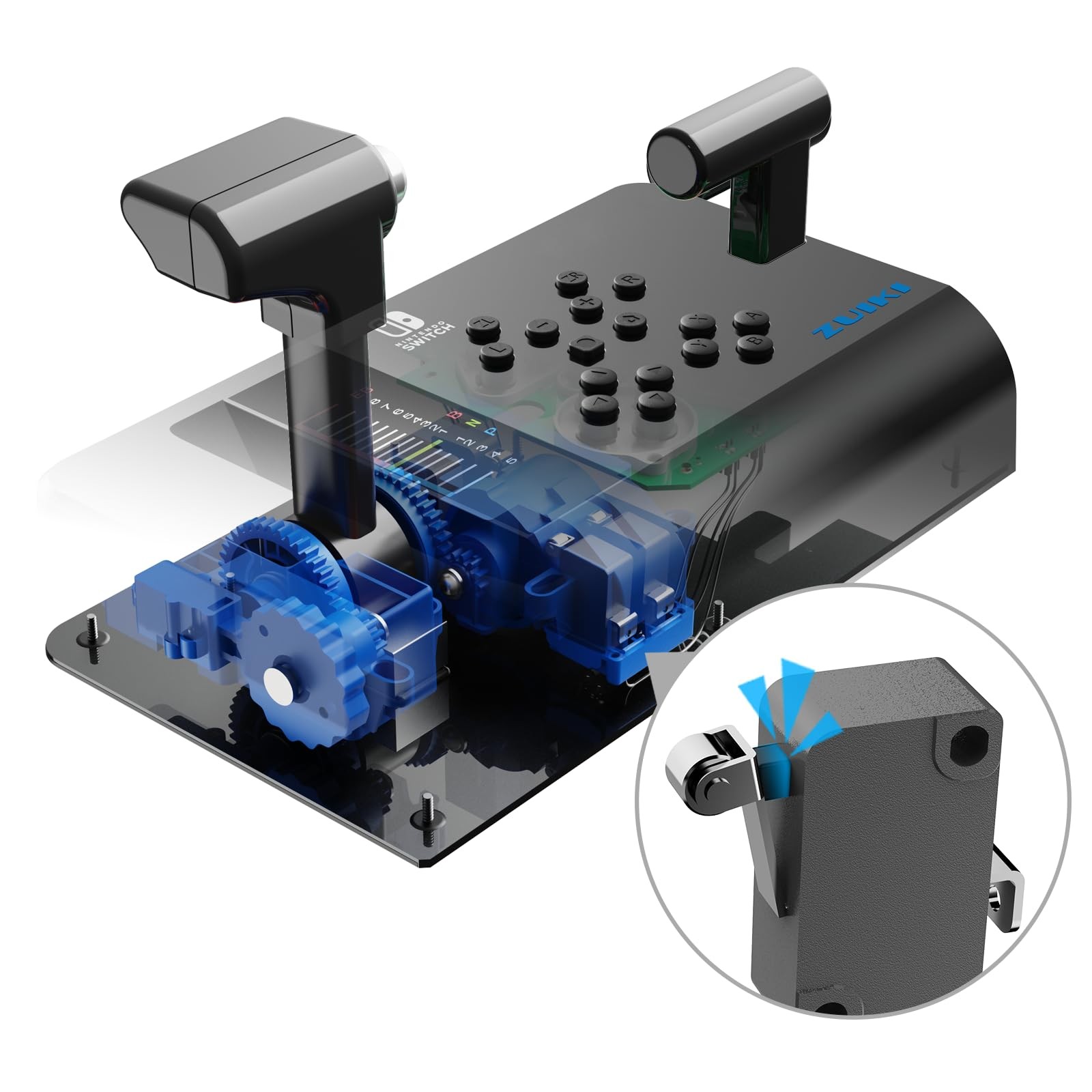 Zuiki Train Controller Switch Black Steam Compatible Licensed Japan Game Gear