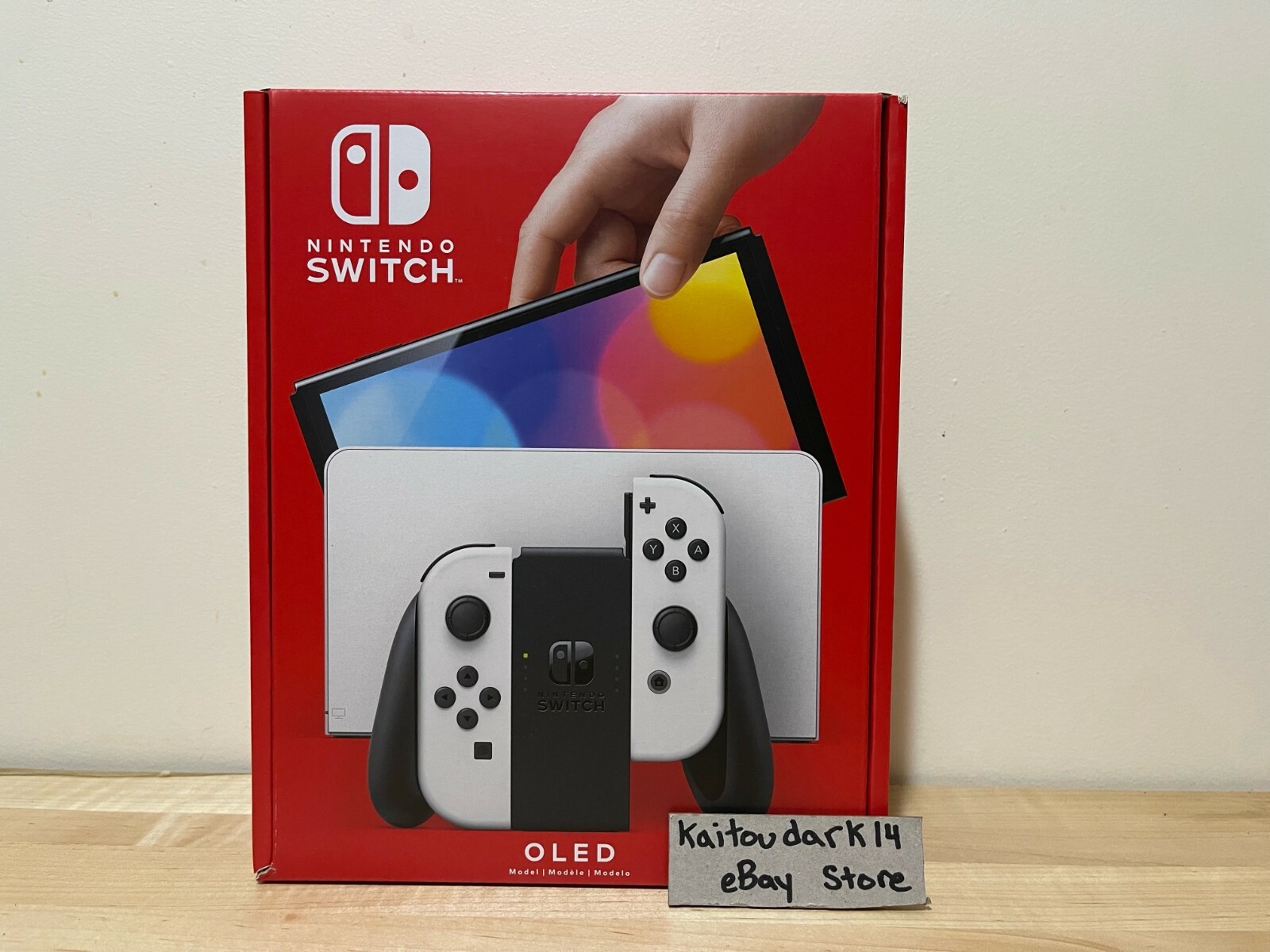 Nintendo Switch OLED Model HEG-001 Handheld Console – 64GB – White