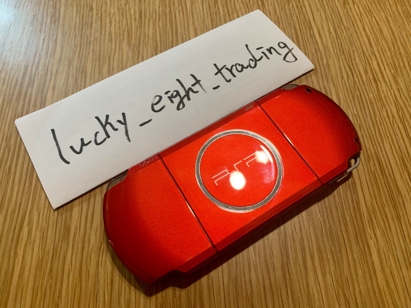 PSP 3000 Radiant Red RR Console only No Battery [H]