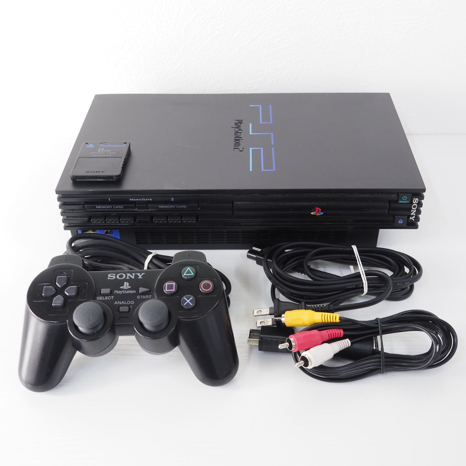 Sony PlayStation 2 PS2 SCPH-30000 Console Bundle Controller Tested