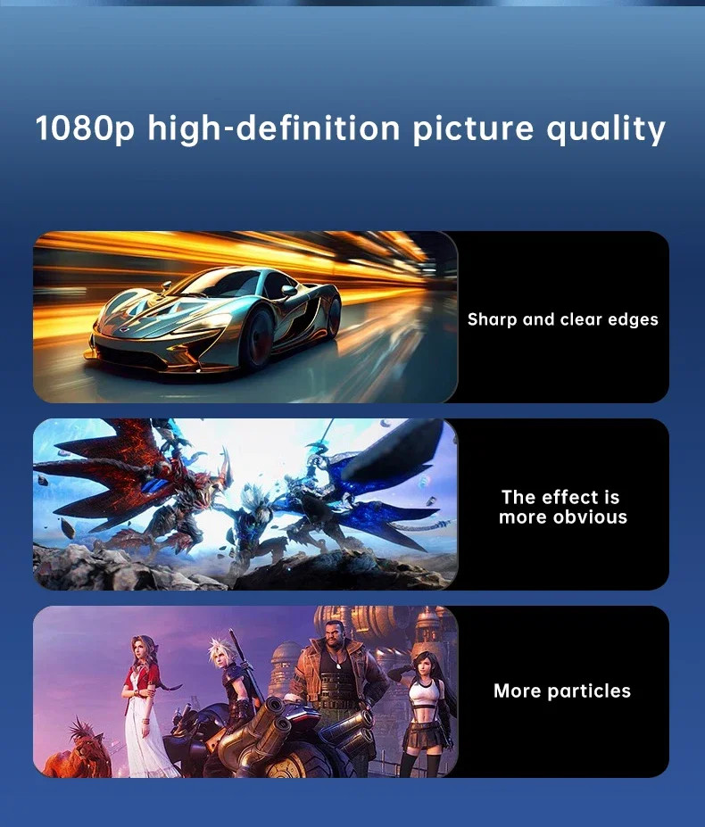 GS5 Pro 2.4GHz Wireless TV Game Console with 30,000+ Built-in Games 64GB