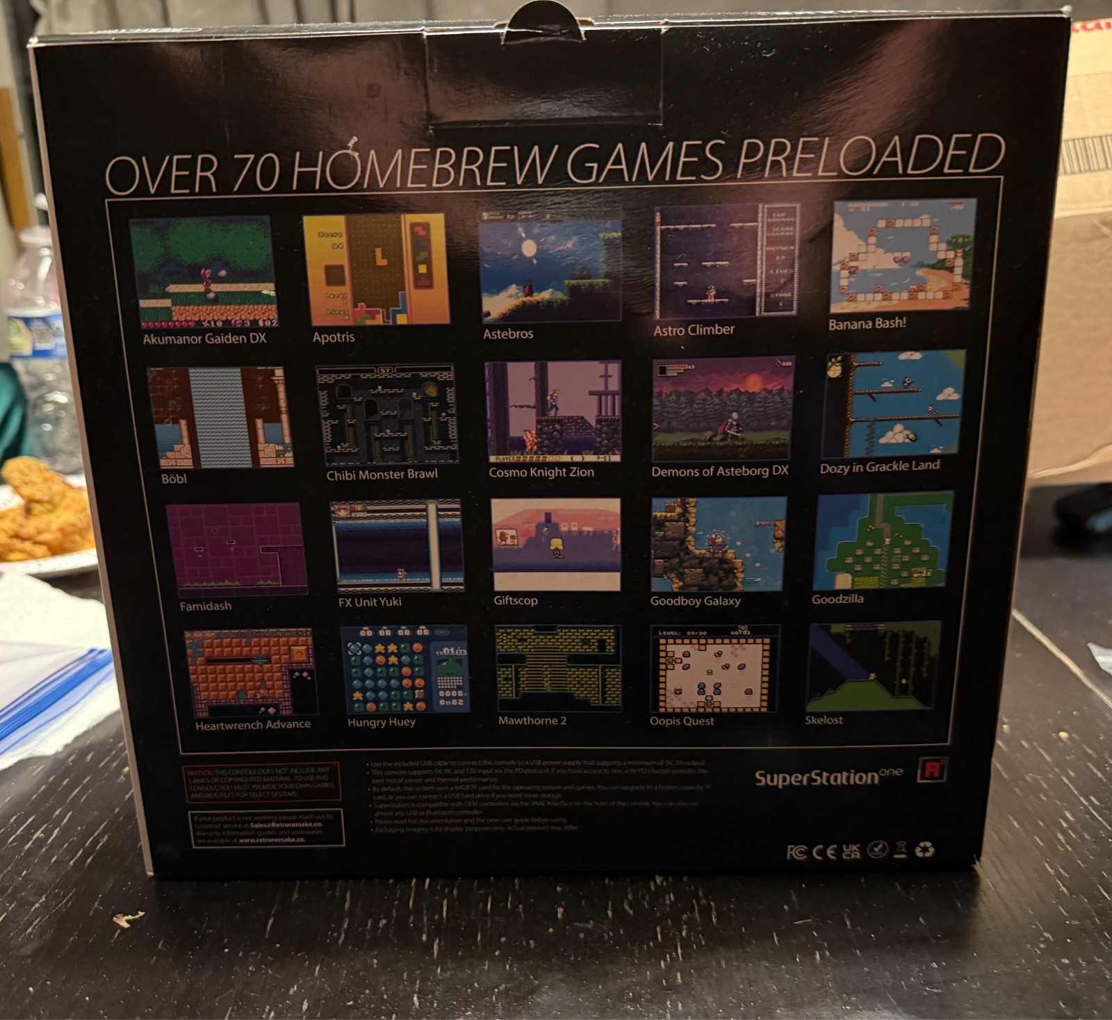 Retro Remake Superstation One Founders Edition with Super Dock: Transparent Blue