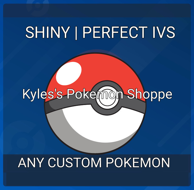 6IV CUSTOM POKEMON ✨ SHINY/NON-SHINY ✨ ITEM, EVS, IVS, NATURE | SCARLET & VIOLET