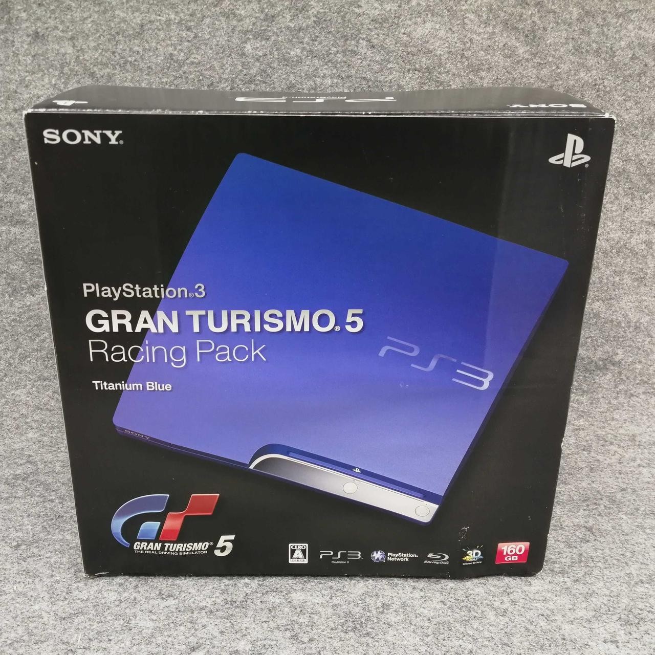 Sony Gran Turismo 5 Limited Edition Titanium Blue PS3 160GB Console Used