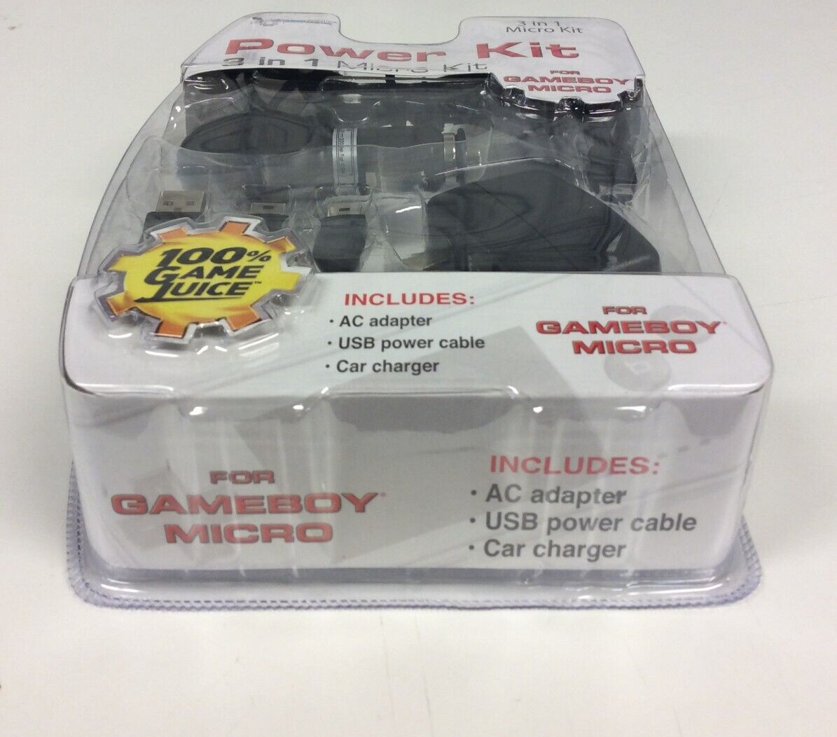 Nintendo Game Boy Micro Handheld Console Includes Brand New 3 in 1 Power Kit!