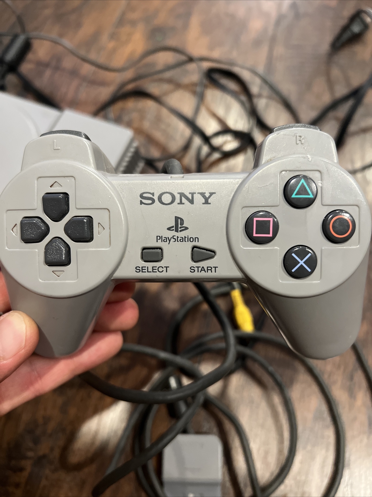 Sony PlayStation PS1 One Console Controller Memory Card SCPH-7001 Tested Working