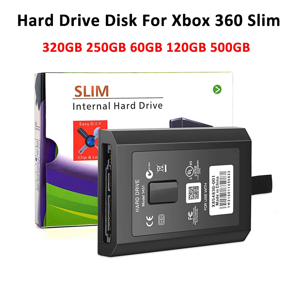 320GB 250GB 60GB 120GB 500GB Hard Drive Disk For Xbox 360 Slim Game Console