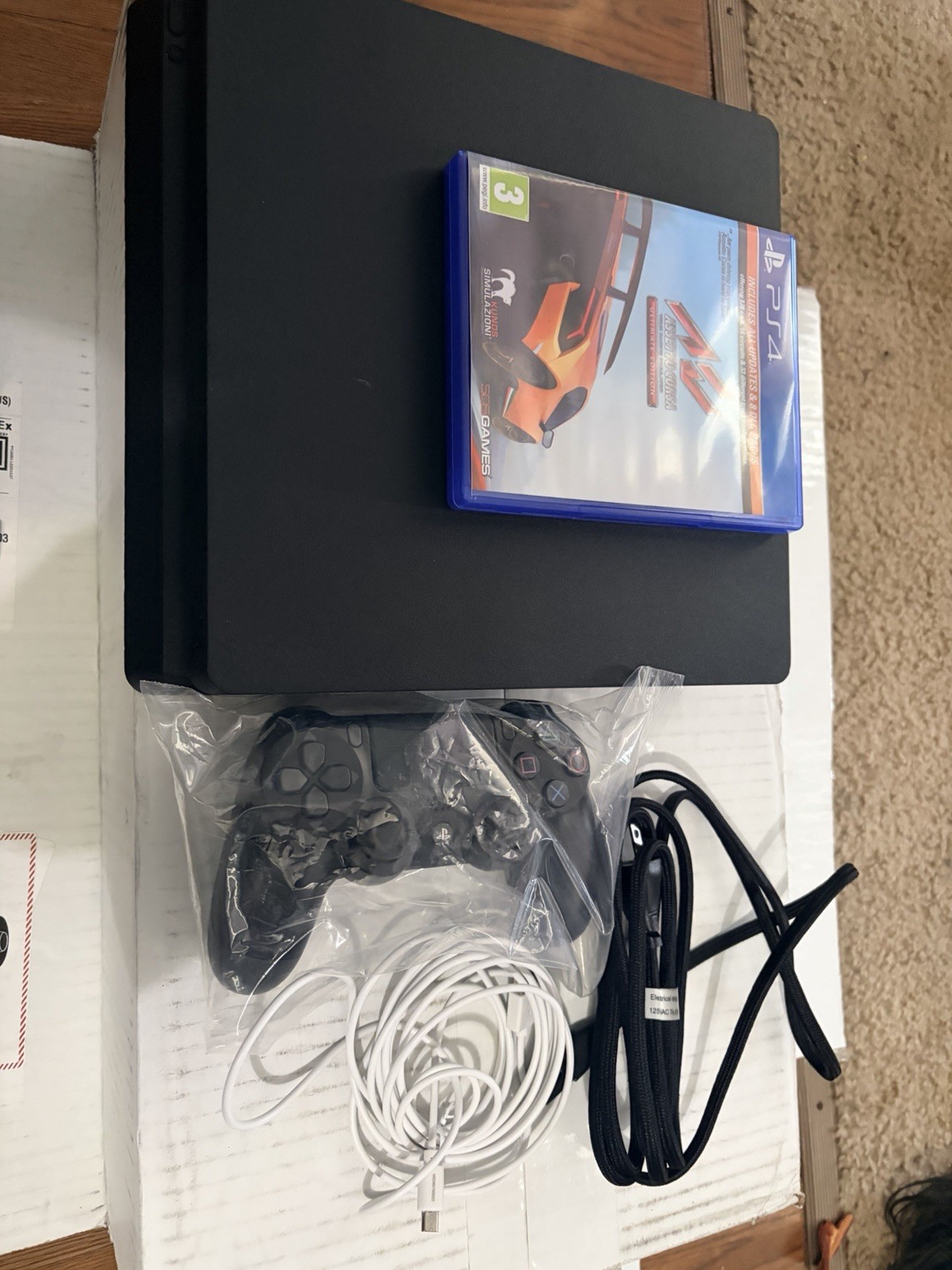 Sony PlayStation 4 Slim 500GB Gaming Console with Controller – Black