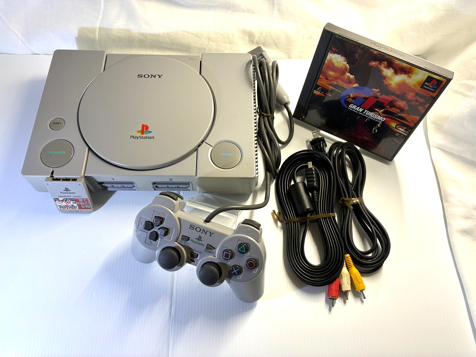 PS1 Console SCPH-7500 Tested System SONY Playstation JAPAN A7689856